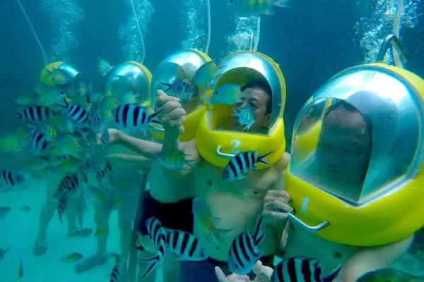 Sea-walking With Photography Service Semporna